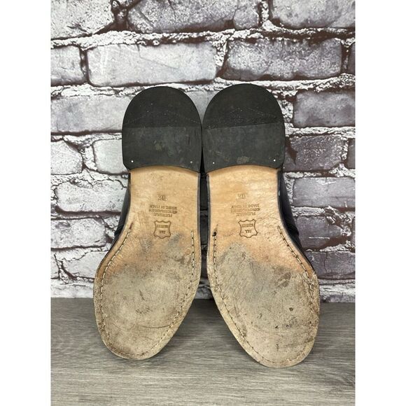 PRONTO UOMO Black Leather Split Toe Oxfords Lace Up Shoes Men’s Sz 10.5M US/44EU - Picture 8 of 16